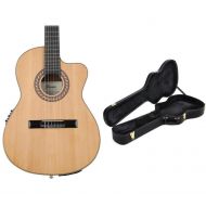 Ibanez GA34STCE Acoustic-Electric Guitar with Case - Natural High Gloss