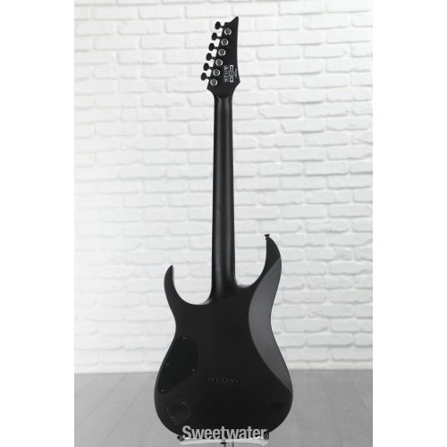  Ibanez RGRTB621 Iron Label Electric Guitar - Black Flat
