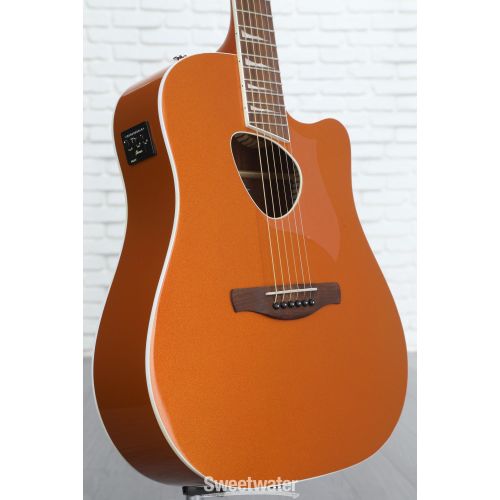  Ibanez Altstar ALT30 Acoustic-Electric Guitar - Dark Orange Metallic