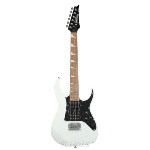  Ibanez miKro GRGM21 Electric Guitar Essentials Bundle - White