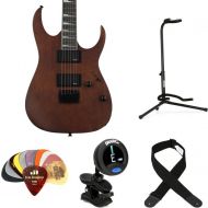 Ibanez Gio GRG121DX Essentials Bundle - Walnut Flat