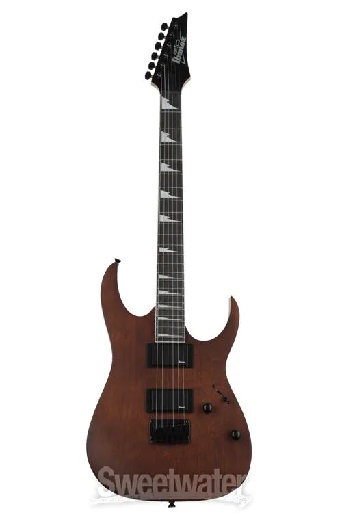  Ibanez Gio GRG121DX Essentials Bundle - Walnut Flat