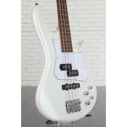  Ibanez Mezzo SRMD200D Bass Guitar - Pearl White