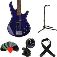 Ibanez Gio GSR200JB Bass Guitar Essentials Bundle- Jewel Blue