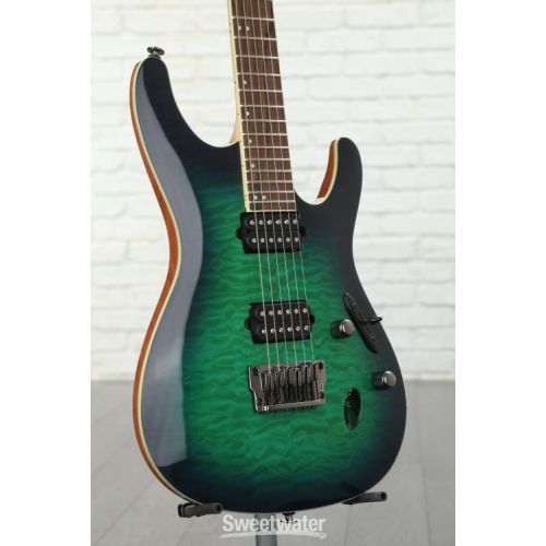  Ibanez Prestige S6521Q - Surreal Blue Burst