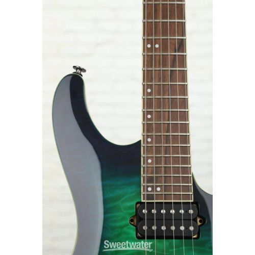  Ibanez Prestige S6521Q - Surreal Blue Burst