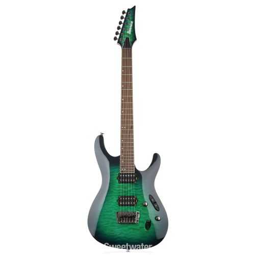  Ibanez Prestige S6521Q - Surreal Blue Burst