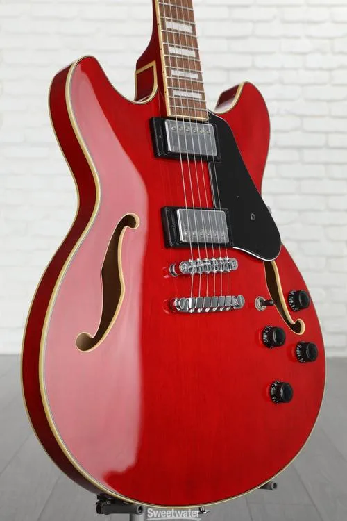  Ibanez Artcore AS73 Semi-Hollow Electric Guitar - Transparent Cherry Red