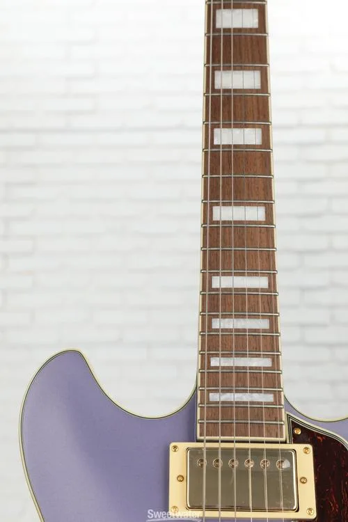  Ibanez Artcore AS73G Semi-hollow Electric Guitar - Metallic Purple Flat