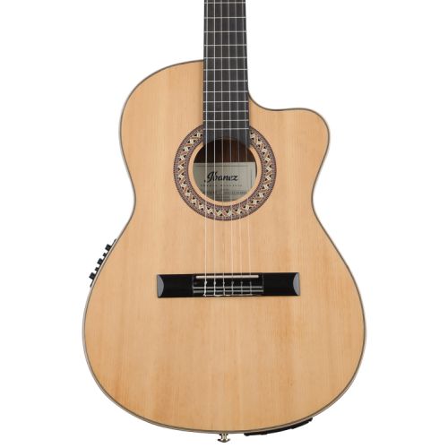 Ibanez GA34STCE Acoustic-Electric Guitar Essentials Bundle - Natural High Gloss