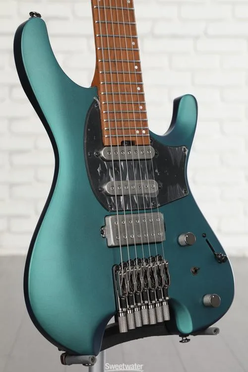  Ibanez Q547 7-string Electric Guitar - Blue Chameleon Metallic Matte