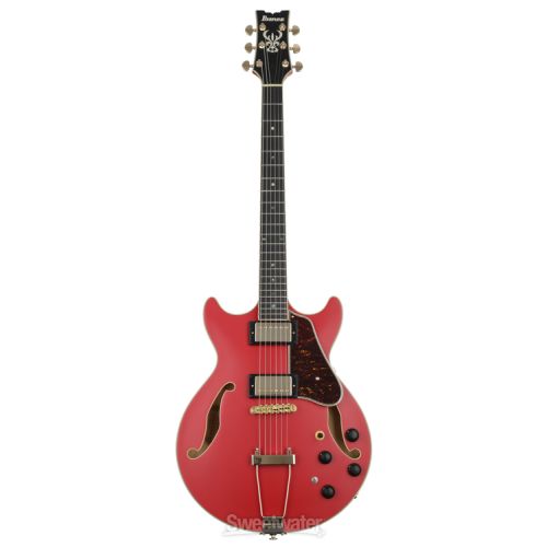  Ibanez Artcore Expressionist AMH90 Hollowbody Electric Guitar - Cherry Red Flat