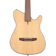 Ibanez FRH10NNTF Thinline Nylon Acoustic-electric Guitar - Natural