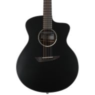 Ibanez Jon Gomm Signature JGM5 Acoustic-Electric Guitar - Black Satin Top, Natural High Gloss Back and Sides