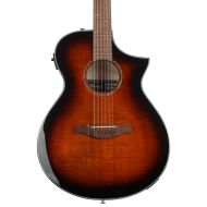 Ibanez AEWC400AMS Acoustic-electric Guitar - Amber Sunburst