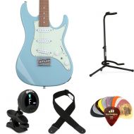 Ibanez AZES31 Electric Guitar Essentials Bundle - Purist Blue