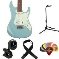 Ibanez AZES Electric Guitar Essentials Bundle - Purist Blue