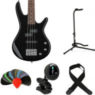 Ibanez miKro GSRM20 Bass Guitar Essentials Bundle- Black