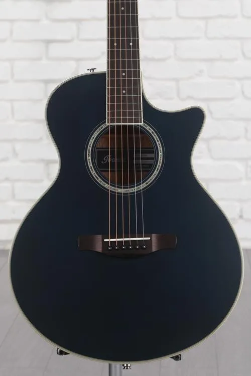  Ibanez AE200JR Acoustic-electric Junior Guitar - Dark Tide Blue Flat