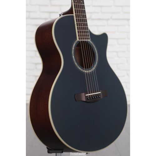  Ibanez AE200JR Acoustic-electric Junior Guitar - Dark Tide Blue Flat