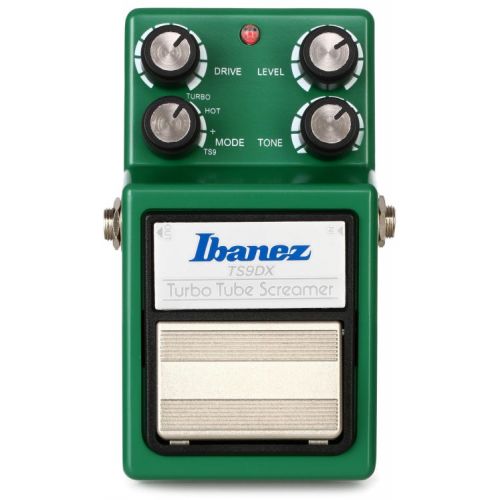  Ibanez TS9DX Turbo Tube Screamer Overdrive Pedal with Patch Cables