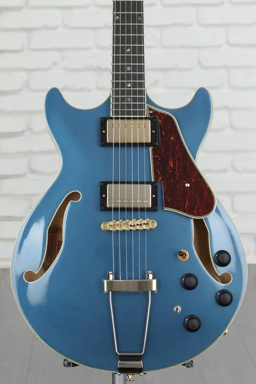 Ibanez Artcore Expressionist AMH90 Hollowbody Electric Guitar - Prussian Blue Metallic