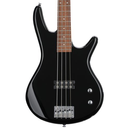  Ibanez Gio GSR100EX Bass Guitar and Ampeg Rocket Amp Essentials Bundle - Black