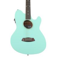 Ibanez Talman TCY10E Acoustic-Electric Guitar - Sea Foam Green