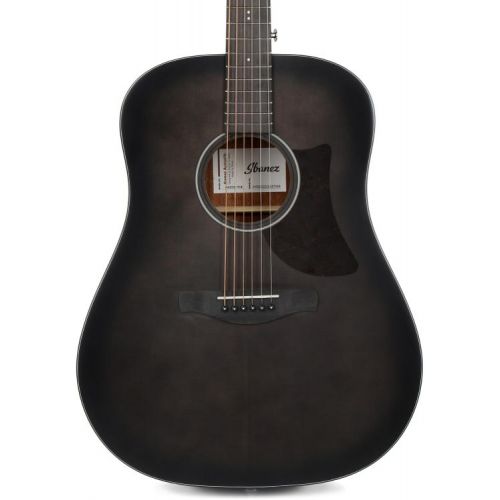  Ibanez AAD50TCB Advanced Acoustic Guitar Essentials Bundle - Transparent Charcoal Burst