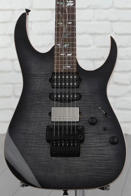 Ibanez J Custom RG8870 Electric Guitar - Black Rutile Demo