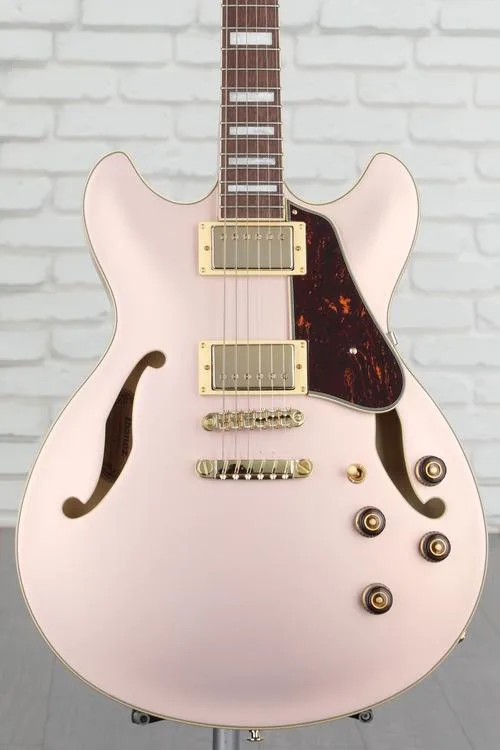 Ibanez Artcore AS73G Semi-Hollow Electric Guitar - Rose Gold Metallic Flat