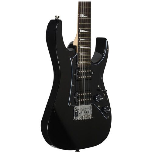  Ibanez GRGM21 miKro Series Electric Guitar (Black Night)