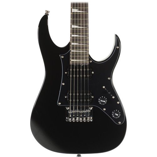  Ibanez GRGM21 miKro Series Electric Guitar (Black Night)
