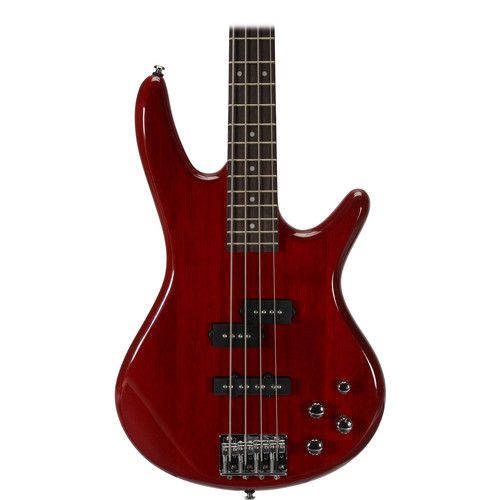  Ibanez GSR200 GIO 4-String Bass (Transparent Red)