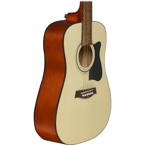  Ibanez IJV30 Jampack Acoustic Guitar Package - 3/4 Size Dreadnought Guitar (Natural)