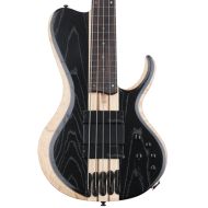 Ibanez Bass Workshop BTB865SC 5-string Bass Guitar - Weathered Black Low Gloss