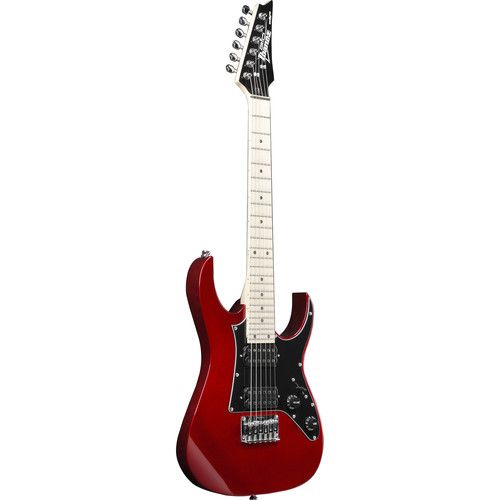  Ibanez GRGM21M miKro Series Electric Guitar (Candy Apple)