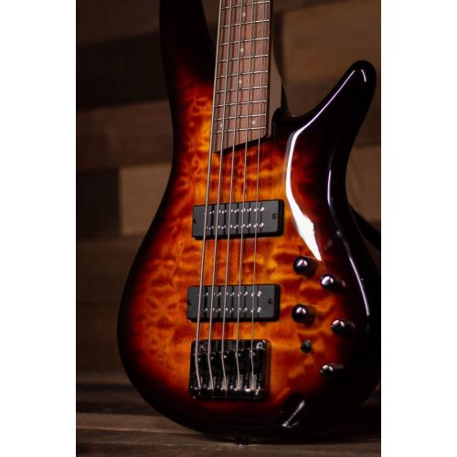  [아마존베스트]Ibanez SR405EQM Quilted Maple 5-String Electric Bass Guitar Dragon Eye Burst