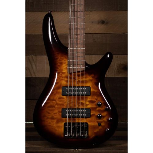  [아마존베스트]Ibanez SR405EQM Quilted Maple 5-String Electric Bass Guitar Dragon Eye Burst