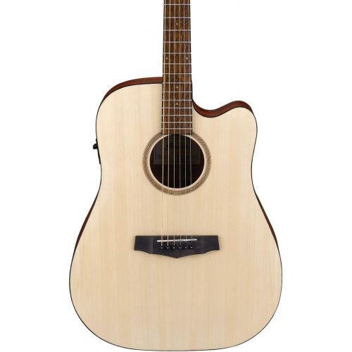  [아마존베스트]IBANEZ PF Series Acoustic Guitar Cutaway Dreadnought 6 String Preamp with Onboard Tuner (PF10CE-OPN)