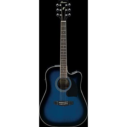  [아마존베스트]IBANEZ PF15ECE TBS TRANS BLUE SUNBURST Acoustic electric guitars Steel acoustic-electrics