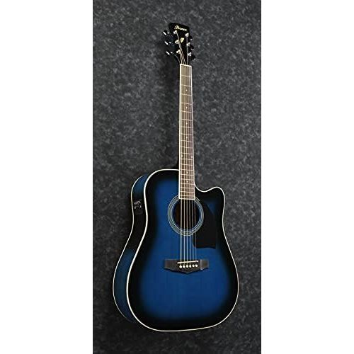  [아마존베스트]IBANEZ PF15ECE TBS TRANS BLUE SUNBURST Acoustic electric guitars Steel acoustic-electrics