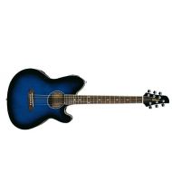 Ibanez 6 String TCY10ETBS Acoustic Electric Guitar, Right Handed, Transparent Blue Sunburst