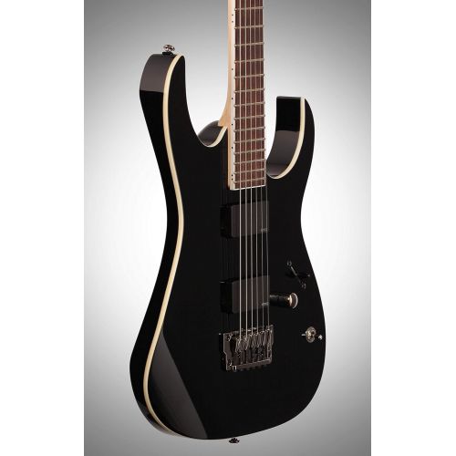  Ibanez RGIB6 Iron Label RG Baritone Series Electric Guitar Black