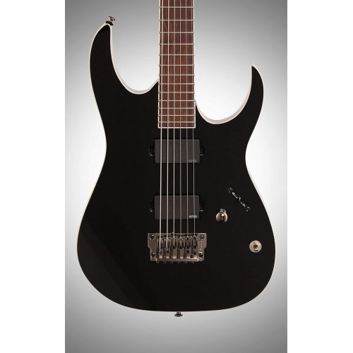  Ibanez RGIB6 Iron Label RG Baritone Series Electric Guitar Black