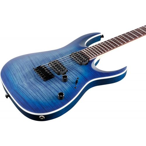  Ibanez RGA42FM Elec Guitar Blue Lagoon Burst Flat