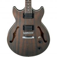 Ibanez Artcore 6 String Semi-Hollow-Body Electric Guitar, Right, Sunburst Red Flat, Full (AM53SRF)