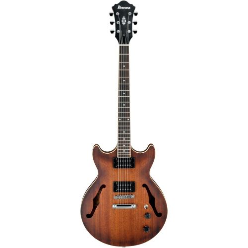  Ibanez Artcore 6 String Semi-Hollow-Body Electric Guitar, Right, Sunburst Red Flat, Full (AM53SRF)