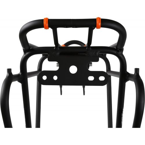  Ibera Bike Rack - Bicycle Touring Carrier Plus+ for Non-Disc Brake Mount, Frame-Mounted for Heavier Top & Side Loads, Height Adjustable for 26-29 Frames