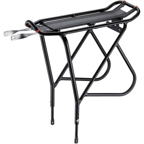  Ibera Bike Rack  Bicycle Touring Carrier with Fender Board, Frame-Mounted for Heavier Top & Side Loads, Height Adjustable for 26-29 Frames